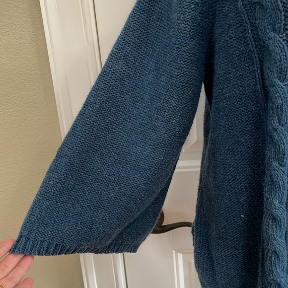 Style & Co teal blue sweater.  L - Picture 7 of 9